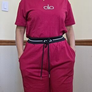 ALO Yoga Red Track Pants